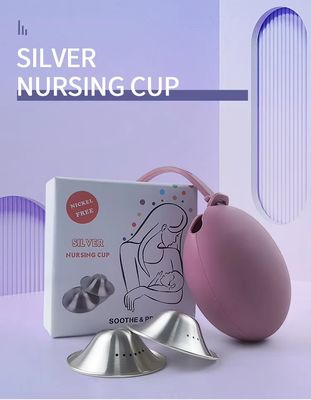 Pair of 999 GBP Nursing Silver Cups Reusable Big Silver Nipple Shield Breastfeeding Accessories